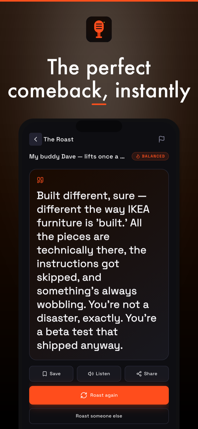 Agent Roast screenshot 2