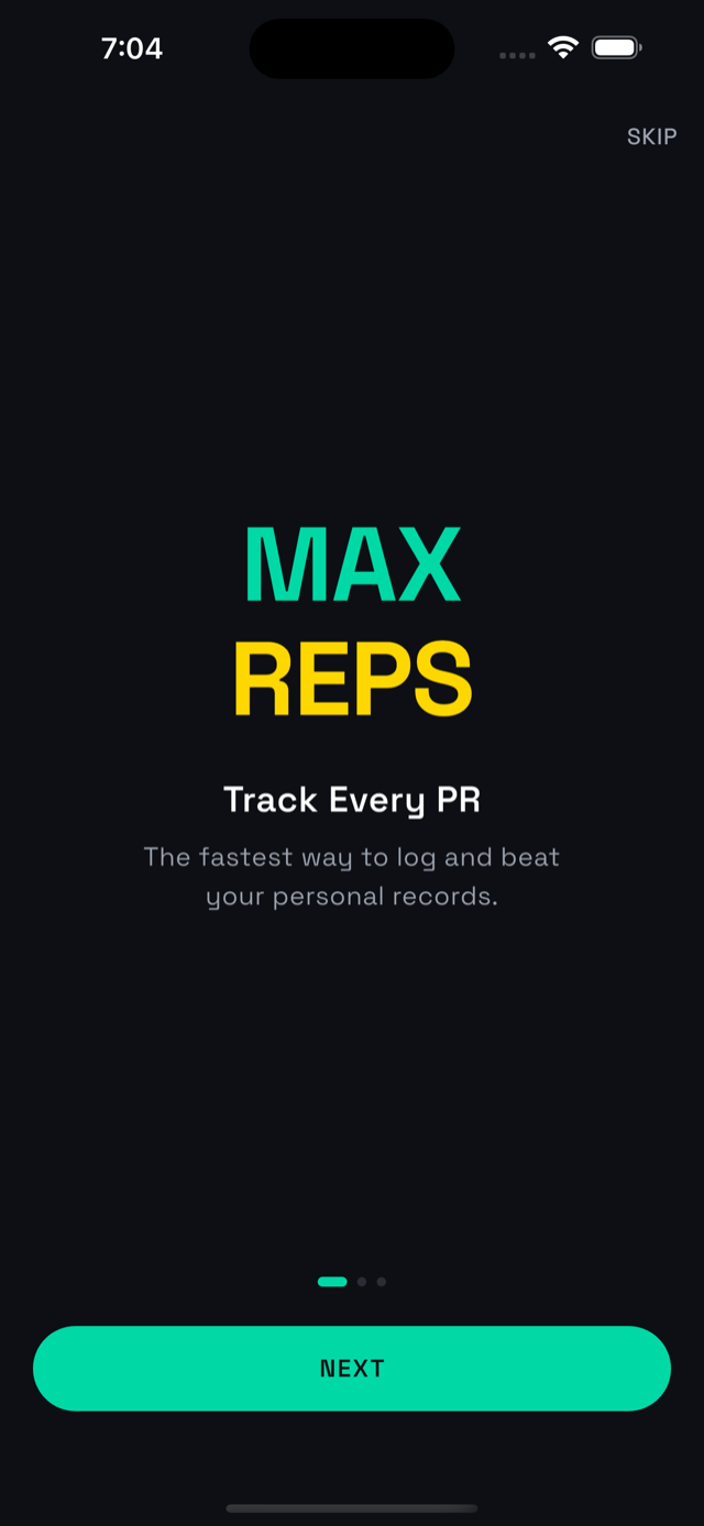 MaxReps — PR Tracker screenshot 3